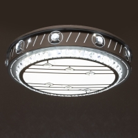 Люстра с ПДУ 1234/1 LED 95Вт 3000-6000К белый 50х50х9 см BayerLux