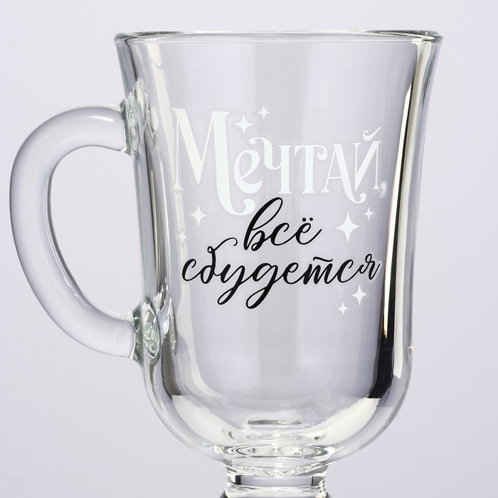 Бокал айриш новогодний «Мечтай», на Новый год, 250 мл Бокал айриш новогодний «Мечтай», на Новый год, 250 мл