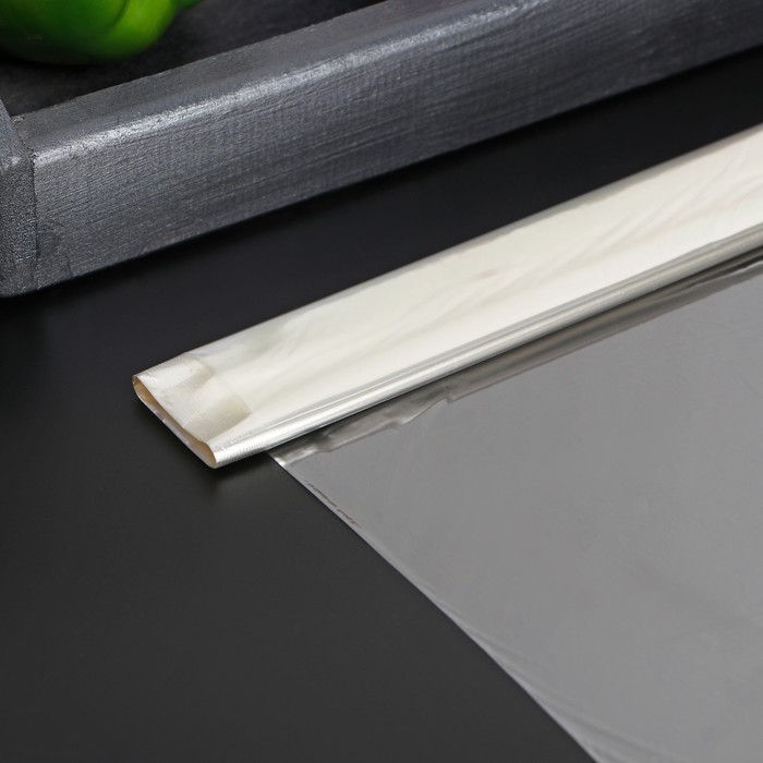 Рукав для запекания Доляна, 38 см×5 м, с клипсами Рукав для запекания Доляна, 38 см×5 м, с клипсами