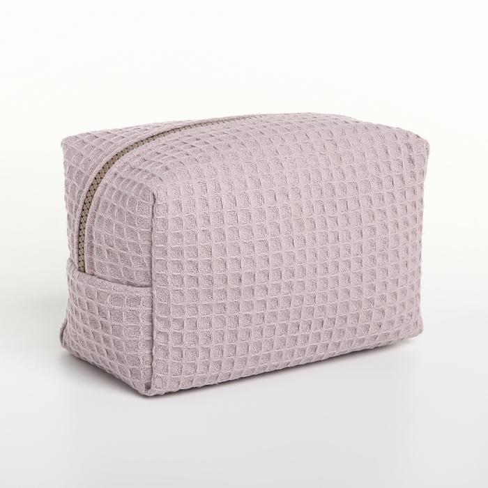 Косметичка на молнии TEXTURA, цвет розовый Косметичка на молнии TEXTURA, цвет розовый