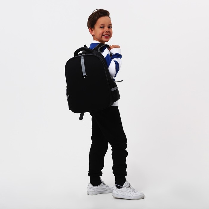 Рюкзак каркасный Calligrata, 39 х 30 х 14 см, Рюкзак каркасный Calligrata, 39 х 30 х 14 см, "Чёрный "Стиль"