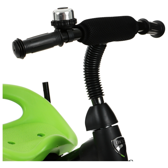 Велосипед трёхколёсный Vivat 1, принт стрелки, салатовый Велосипед трёхколёсный Vivat 1, принт стрелки, салатовый