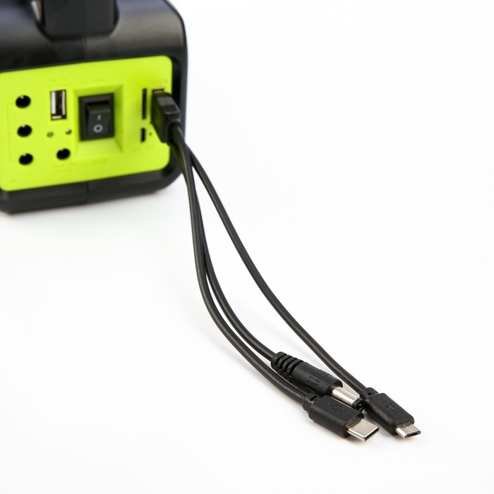 Фонарь кемпинговый аккумуляторный, с лампочками,10 вт, 9000 мАч, солнечная батарея, USB Фонарь кемпинговый аккумуляторный, с лампочками,10 вт, 9000 мАч, солнечная батарея, USB