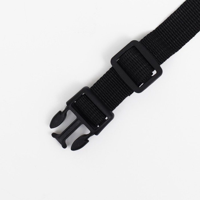 Шлейка мягкая из неопрена, размер XL, ОШ 42 см, ОГ 38-50 см, синяя Шлейка мягкая из неопрена, размер XL, ОШ 42 см, ОГ 38-50 см, синяя