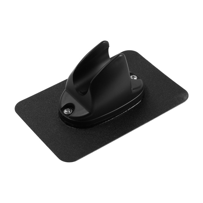 Держатель для душевой лейки ZEIN Z107, нерегулируемый, самоклеющийся, черный Держатель для душевой лейки ZEIN Z107, нерегулируемый, самоклеющийся, черный