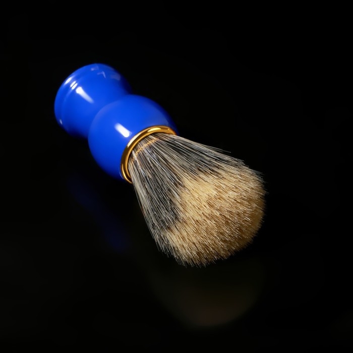 Помазок для бритья, пластиковый, цвет МИКС Помазок для бритья, пластиковый, цвет МИКС