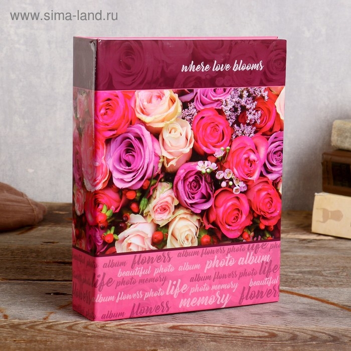Фотоальбом Фотоальбом "Цветы" 10x15 см., 200 фото