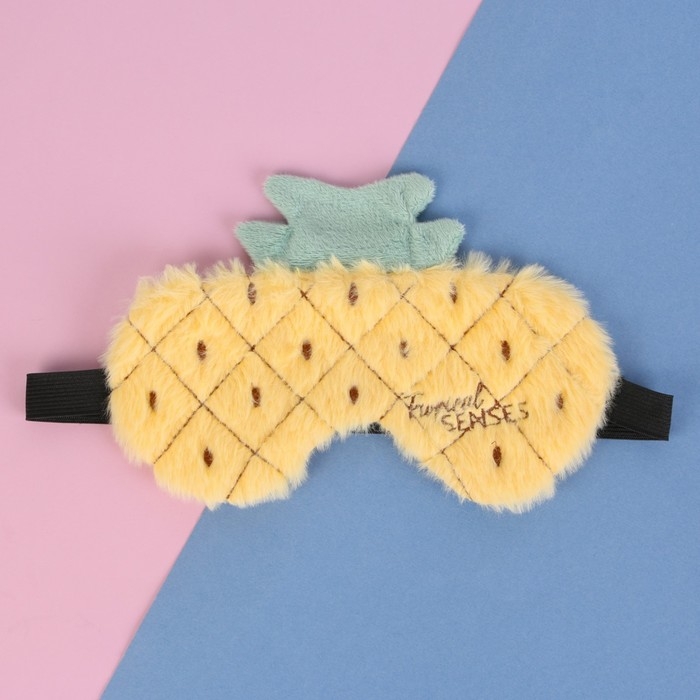 Маска для сна Tropical senses, цвет жёлтый Маска для сна Tropical senses, цвет жёлтый