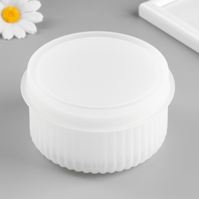 Молд силикон Молд силикон "Шкатулка. Рельеф" с крышкой 10,7х10,7х5,6 см