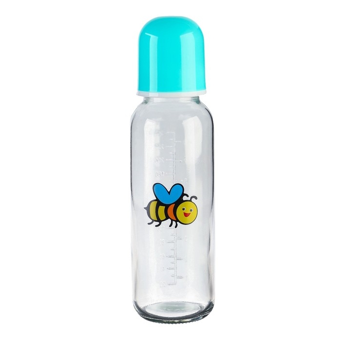 Бутылочка для кормления, классическое горло, стеклянная, средний поток, 240 мл., цвет МИКС Бутылочка для кормления, классическое горло, стеклянная, средний поток, 240 мл., цвет МИКС