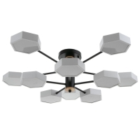 Люстра 1318/10WT LED 240Вт 3000-6000К белый 87х90х25 см BayerLux