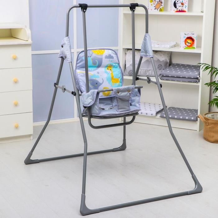 Качели детские напольные «Веселые зверята» Качели детские напольные «Веселые зверята»