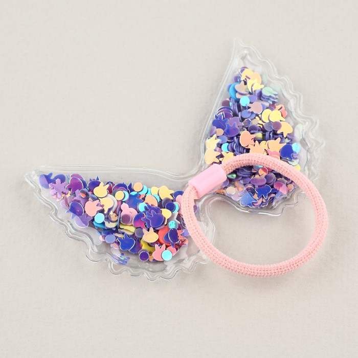 Резинка для волос с шейкером новогодняя «Волшебство» на Новый год, диам, 5 см Резинка для волос с шейкером новогодняя «Волшебство» на Новый год, диам, 5 см