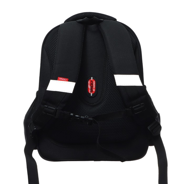 Рюкзак каркасный, 36 х 28 х 20 см, Grizzly RAz-387, чёрный RAz-387-3_1 Рюкзак каркасный, 36 х 28 х 20 см, Grizzly RAz-387, чёрный RAz-387-3_1
