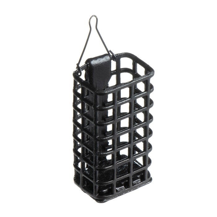 Кормушка прямоугольная с увеличенной петлей и дном, 60 г Кормушка прямоугольная с увеличенной петлей и дном, 60 г