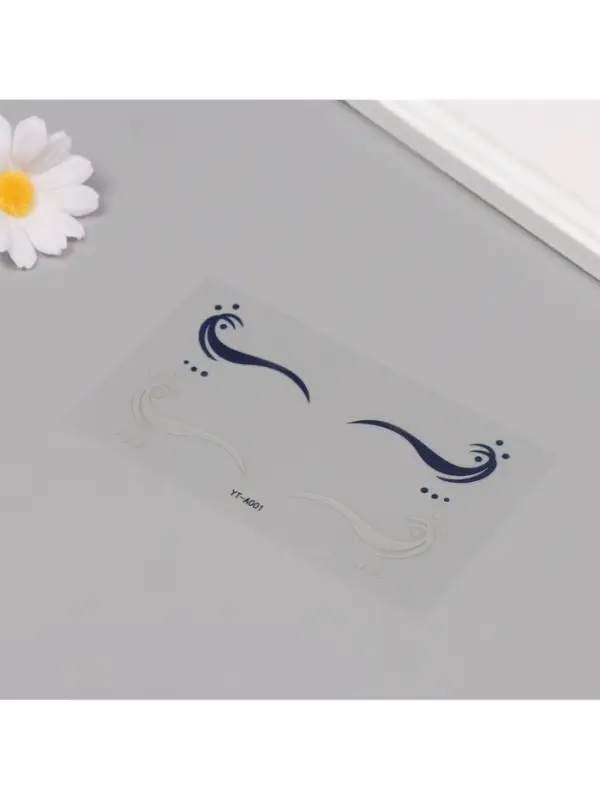 Наклейка на лицо &laquo;Стрелки для глаз. Волна&raquo;, 13&times;13.5 см