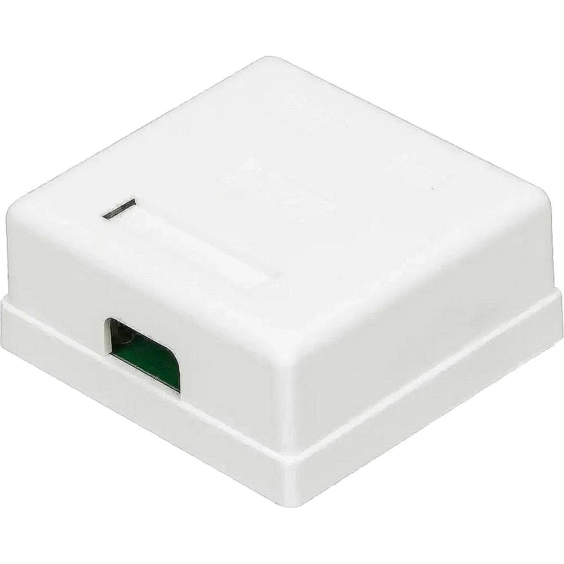 Розетка настенная TWT TWT-SM2-4512-WH, RJ-45 кат.5е + RJ-12, UTP, белая
