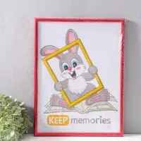 Фоторамка для фото 30&times;40 см Keep memories &laquo;Радуга&raquo;, пластик, красный, (пластиковый экран)