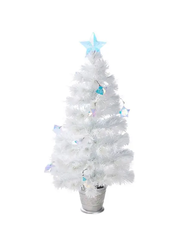 Ёлка светодиодная &laquo;Белоснежная&raquo; 90 см, диаметр нижнего яруса 45 см, 8 веток, 8 режимов, свечение белое