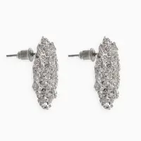 Серьги металл &laquo;Карибы&raquo;, круг, цвет серебро