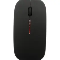 Мышь MB-2.4 беспроводная, оптическая, подсветка, 800-1600 dpi, USB, Bluetooth, чёрная