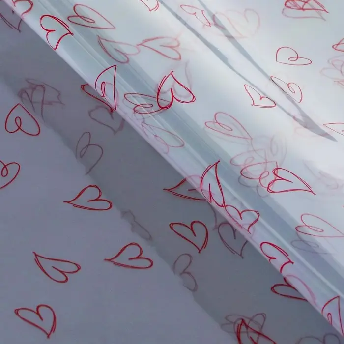 Пленка листах глянцевая 58×58 см, красный 50 микрон Пленка листах глянцевая 58×58 см, красный 50 микрон