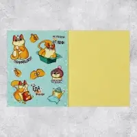 Альбом детских наклеек Wow, 8 листов, 11 х 13.5 см