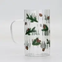 Кружка стеклянная «Шишки», 350 мл Кружка стеклянная «Шишки», 350 мл