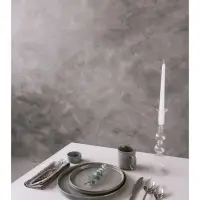 Тарелка Magistro Shadow, d=17 см, с бортом 2 см, фарфор, серая