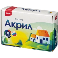 Краски акриловые КЛАССИКА, 6 цв. по 20 мл Акрк-001 набор