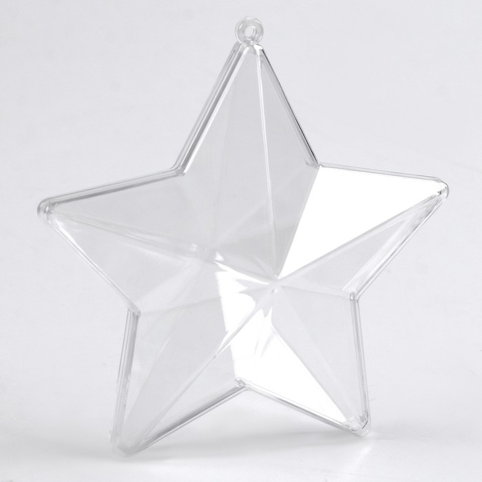 Заготовка - подвеска, раздельные части «Звёздочка», размер собранной: 10 см Заготовка - подвеска, раздельные части «Звёздочка», размер собранной: 10 см