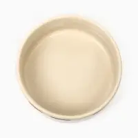 Миска &laquo;Акриловые полоски&raquo;, 180 мл, 10.5&times;10.5&times;4 см, керамика, бежевая