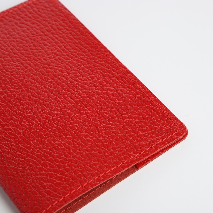 Обложка для паспорта, цвет красный Обложка для паспорта, цвет красный