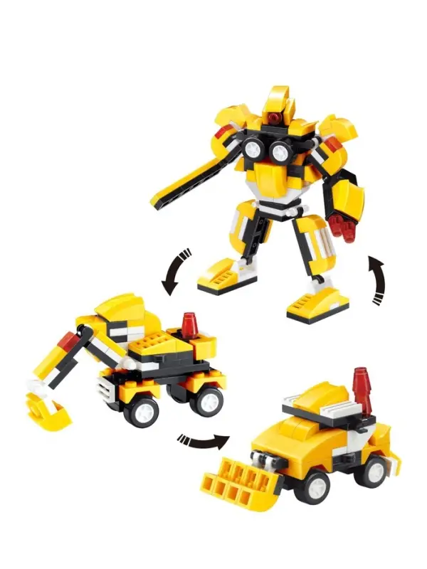 Конструктор &laquo;Робот&raquo;, 106 деталей, 3 варианта сборки, МИКС