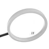 Люстра с ПДУ 2299/13WT LED 256Вт 3000-6000К белый 106х106х18 см BayerLux