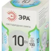 Лампа светодиодная LED 10 Вт 1000Лм 4000К груша нейтральный E27 220-240В LED A60-10W-840-E27 Green Line
