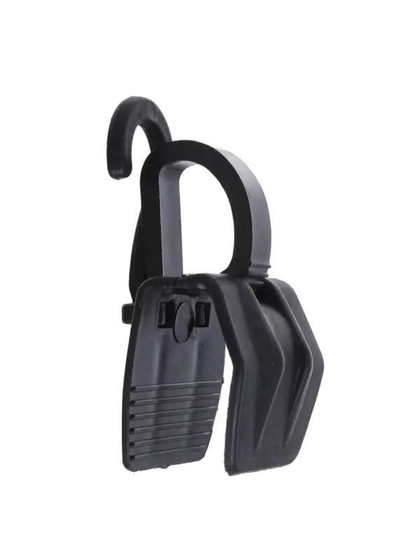 Крючок - вешалка с прищепкой, 50 шт. 3&times;5.5&times;1.7 см, чёрный