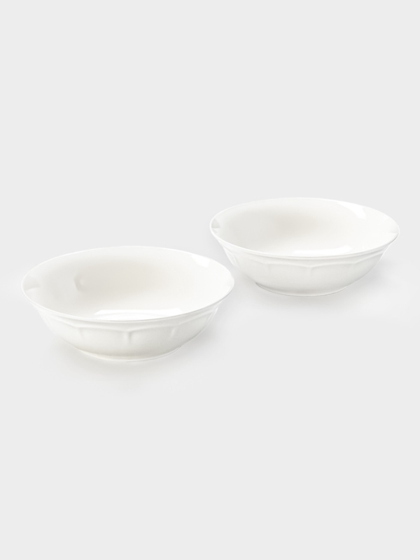 Тарелки глубокие WY Renessans, 850 мл, d=22.5 см, фарфор, белые