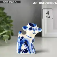 Статуэтка фарфоровая &laquo;Фигурка: Козлик Пупс&raquo;, 4 см, гжель