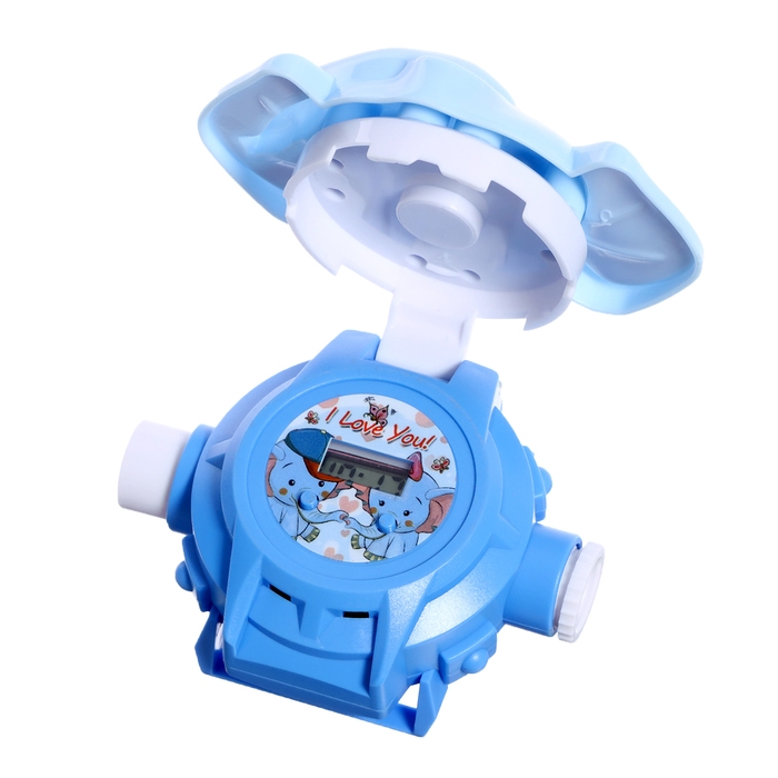 Часы-проектор «Слоник», свет Часы-проектор «Слоник», свет