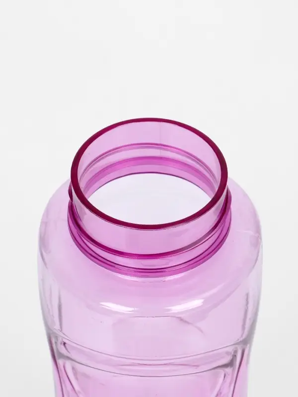 Бутылка для воды &laquo;Баунаталь&raquo;, 600 мл, 23&times;8 см, спортивная, прозрачная, розовая