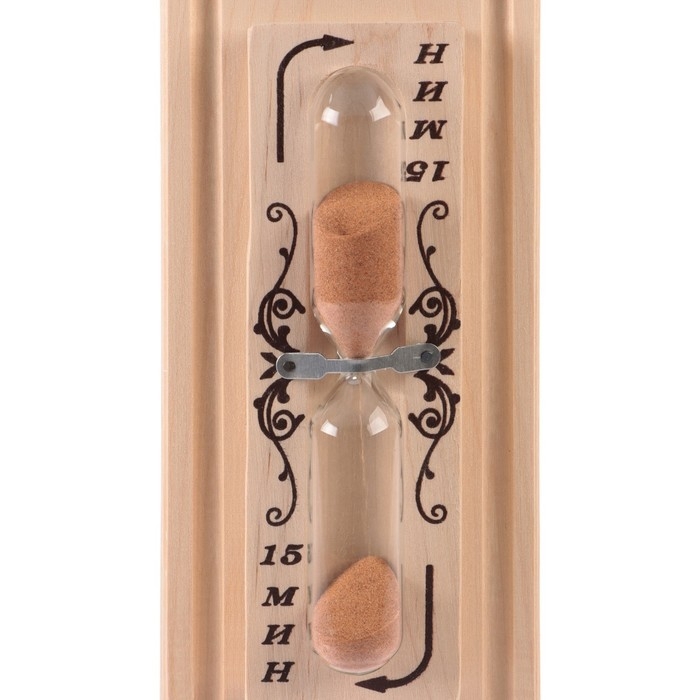 Термометр, градусник для бани и сауны, с песочными часами на 15 минут, от 0°C до +120°C Термометр, градусник для бани и сауны, с песочными часами на 15 минут, от 0°C до +120°C