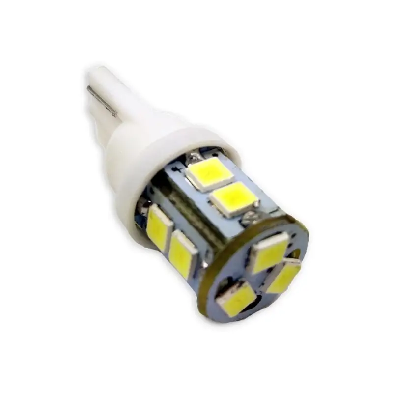 T113 T10/белый/ (W2.1x9.5d) 11SMD 2835 12V W5W, блистер. 2 шт.