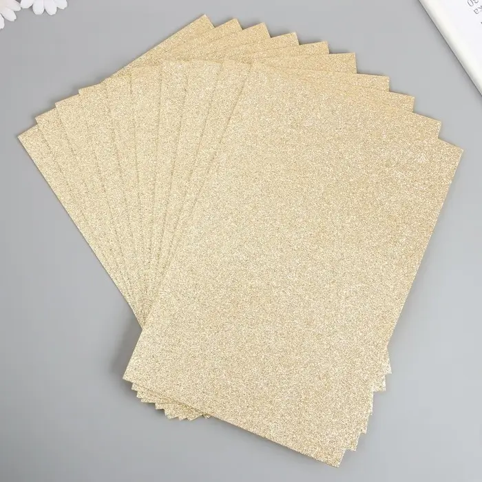 Фоамиран глиттерный Magic 4 Hobby 2 мм, цв.бежевый, 20х30 см Фоамиран глиттерный Magic 4 Hobby 2 мм, цв.бежевый, 20х30 см