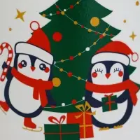 Кружка новогодняя «Пингвины», матовая широкая, 530 мл Кружка новогодняя «Пингвины», матовая широкая, 530 мл