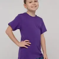 Футболка детская T-Bolka Kids, фиолетовая, 6 лет