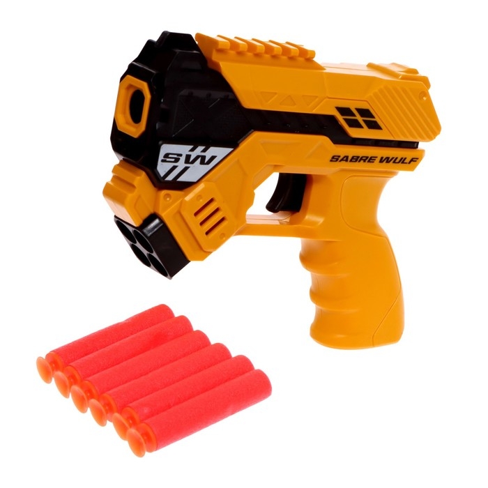 Бластер «Агент», стреляет мягкими пулями, цвета МИКС Бластер «Агент», стреляет мягкими пулями, цвета МИКС