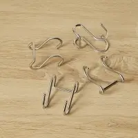 Крючок двойной тм VETTA, хромированная сталь