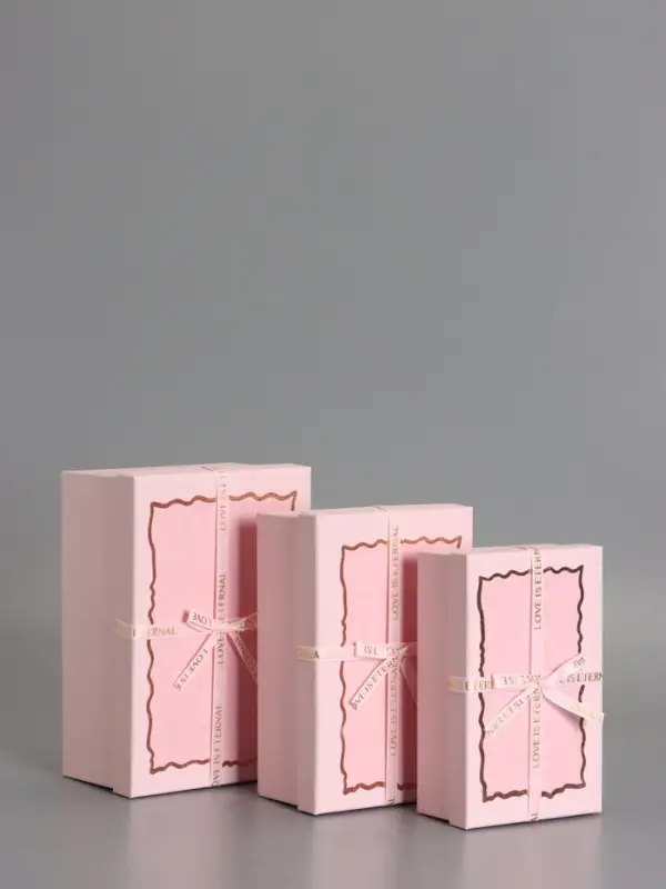 Наборок коробок 3 в 1 прямоугольные 23*16*9.5 21*14*8.0 19*12*6.5 см