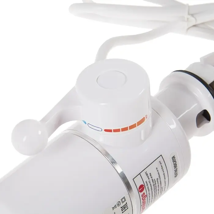 Кран-водонагреватель Luazon LHT-01, проточный, 3 кВт, 220 В, белый